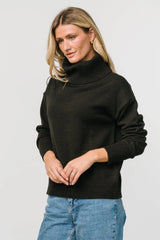 Tera Turtleneck Sweater | Black
