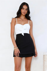 Fashion Features Mini Dress Black