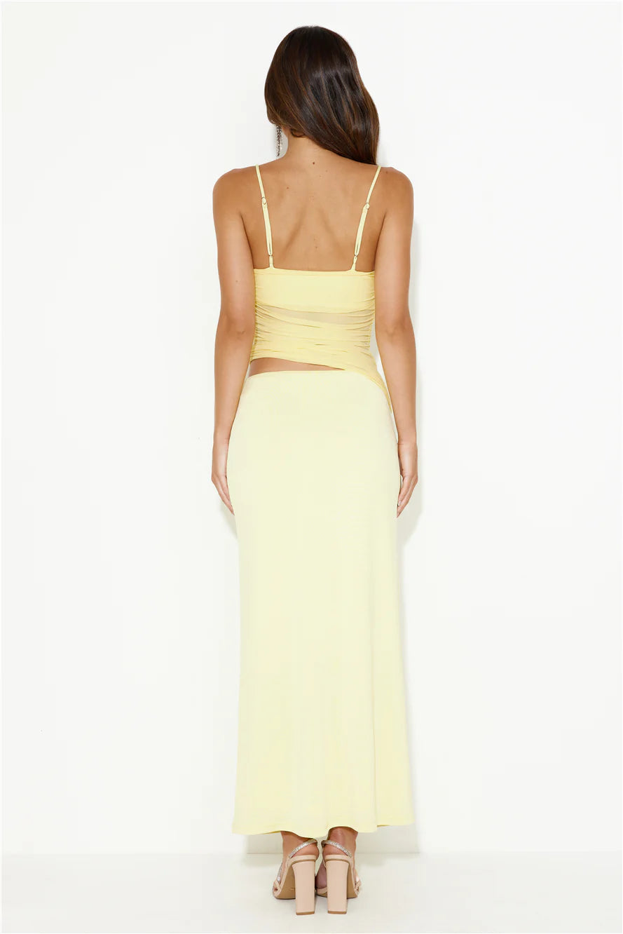 Don't Apologise Maxi Dress Yellow
