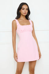 City Sleek Mini Dress Pink