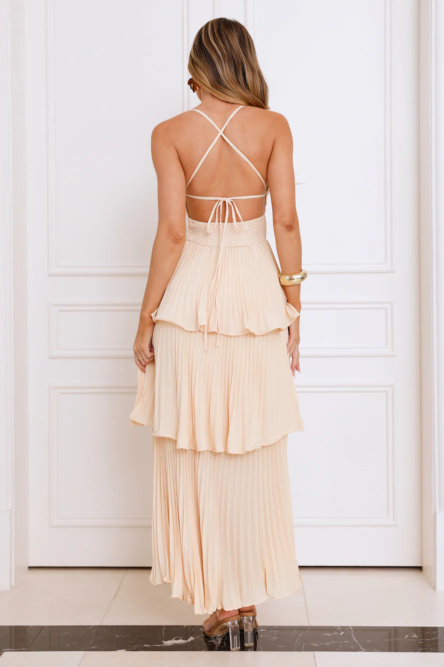 Fashionably Ever After Maxi Dress Lemon