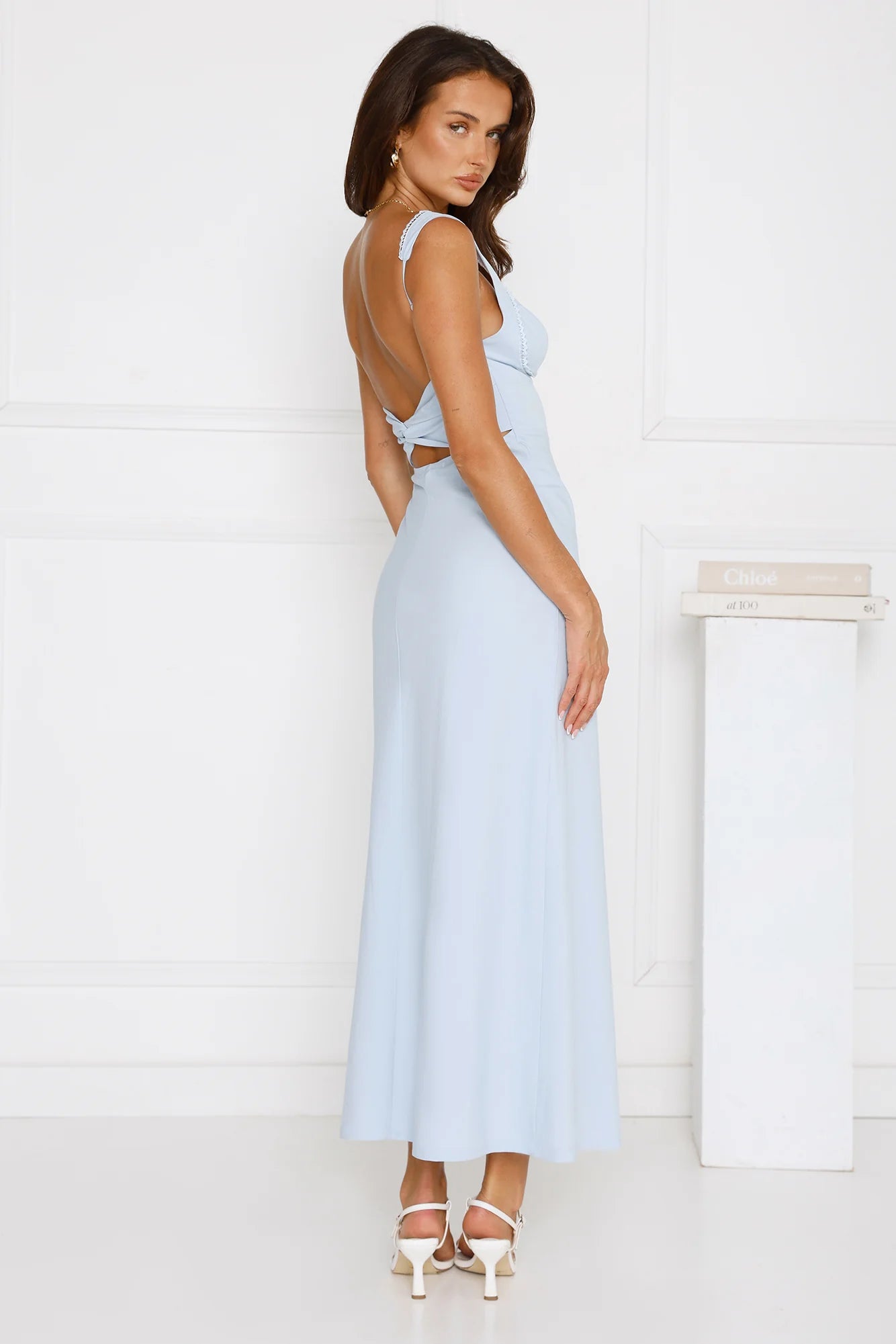 Celebration Sunshine Maxi Dress Blue