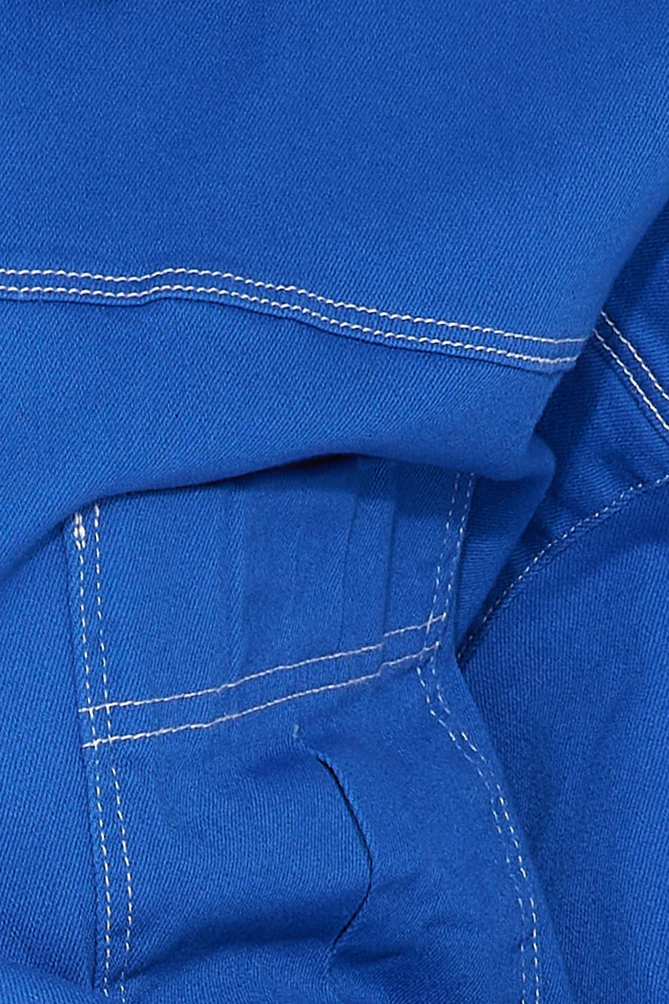 Walking Out Mini Skirt Blue