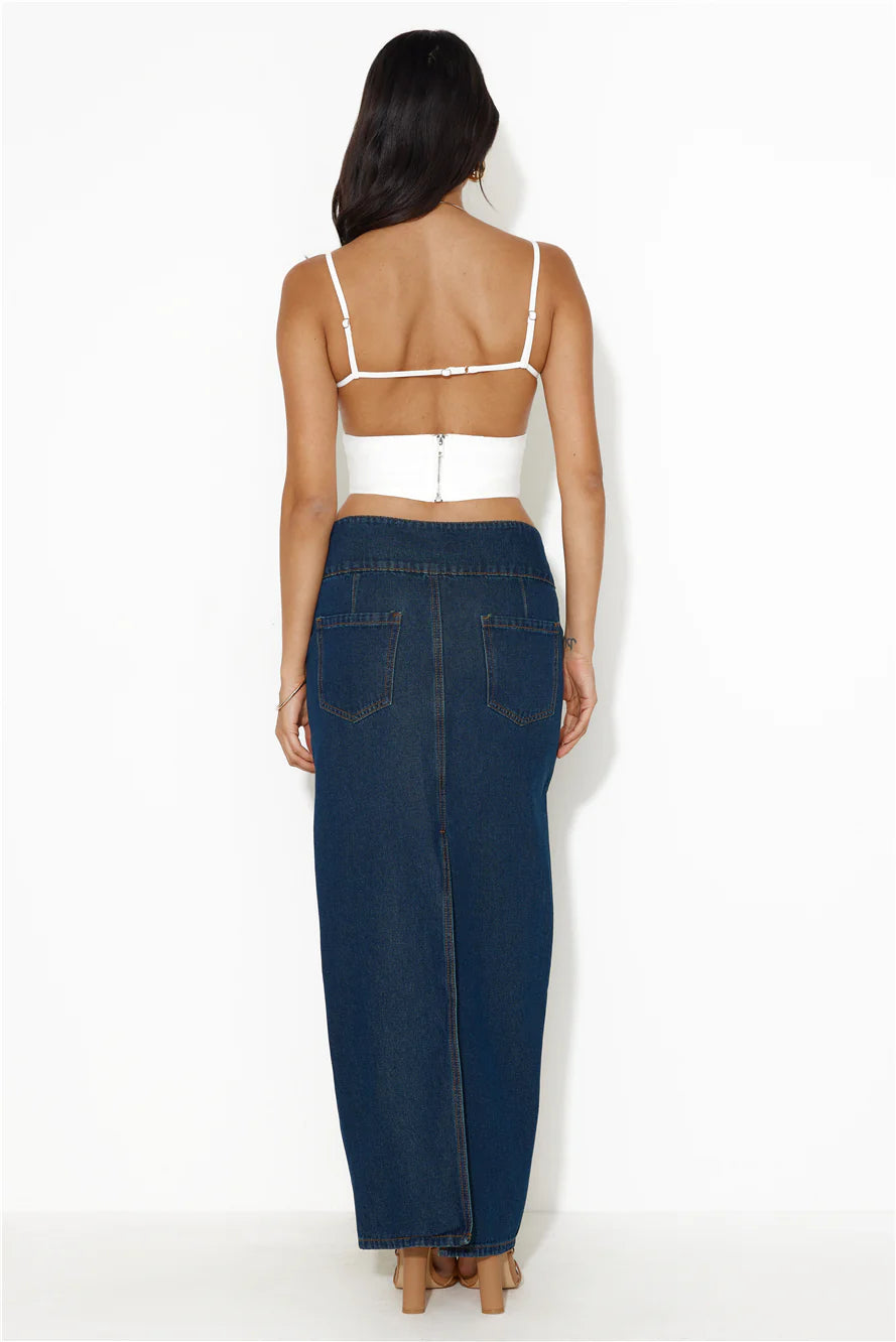 Fave Crop Top White