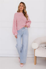 Sweater Weather Knit Pink