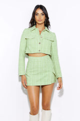 Classic Tweed Jacket Green