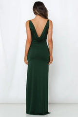 Bullseye Maxi Dress Forest Green