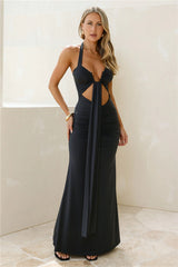 Flora Maxi Dress Black