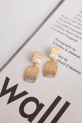 18k Gold Plated Midnight Earrings Gold