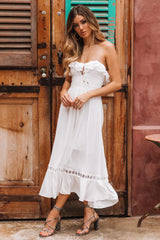 Barrymore Midi Dress White