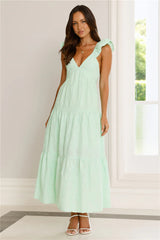 Beachy Charms Maxi Dress Mint