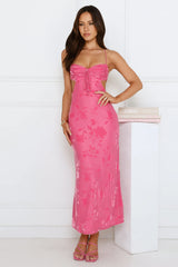 Twirl Into Fun Maxi Dress Pink