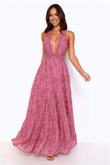 Crystal Cove Maxi Dress Pink