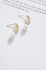 18k Gold Plated Selene Earrings Gold
