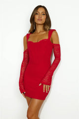 Classiness Mini Dress Wine