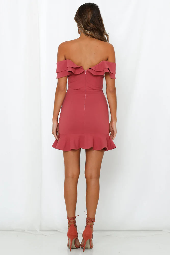 Carrying Your Love Dress Rose