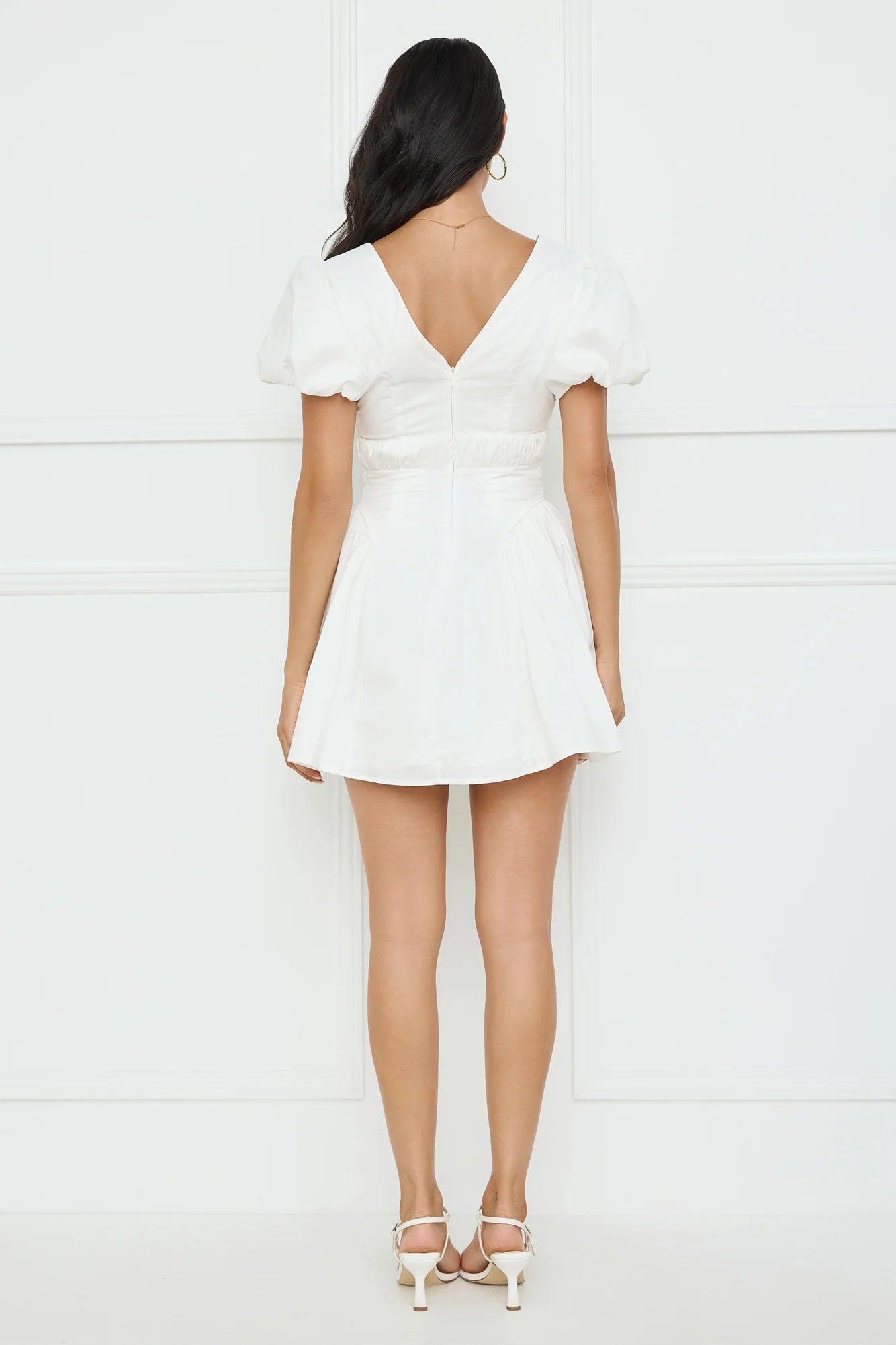 Golden Hour Muse Mini Dress White