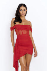 Fit In Everywhere Mini Dress Red