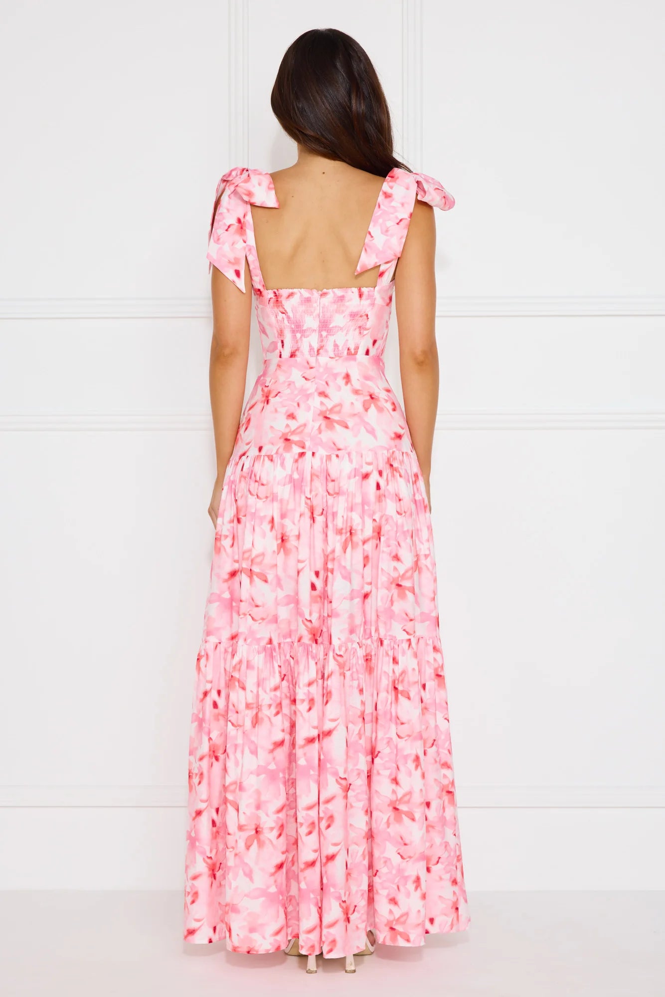 Flirty Dreams Maxi Dress Pink