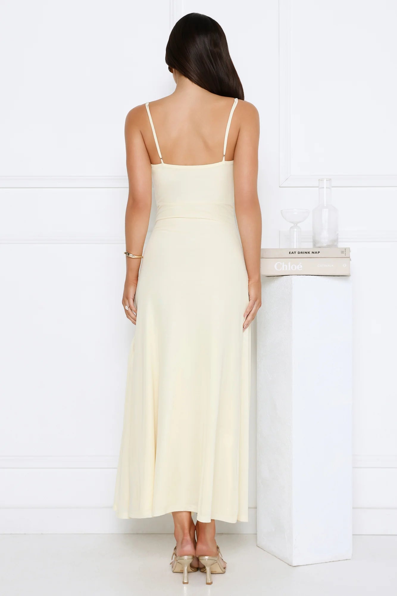 Fire Nights Maxi Dress Yellow