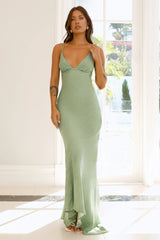 Drift Away Maxi Dress Green