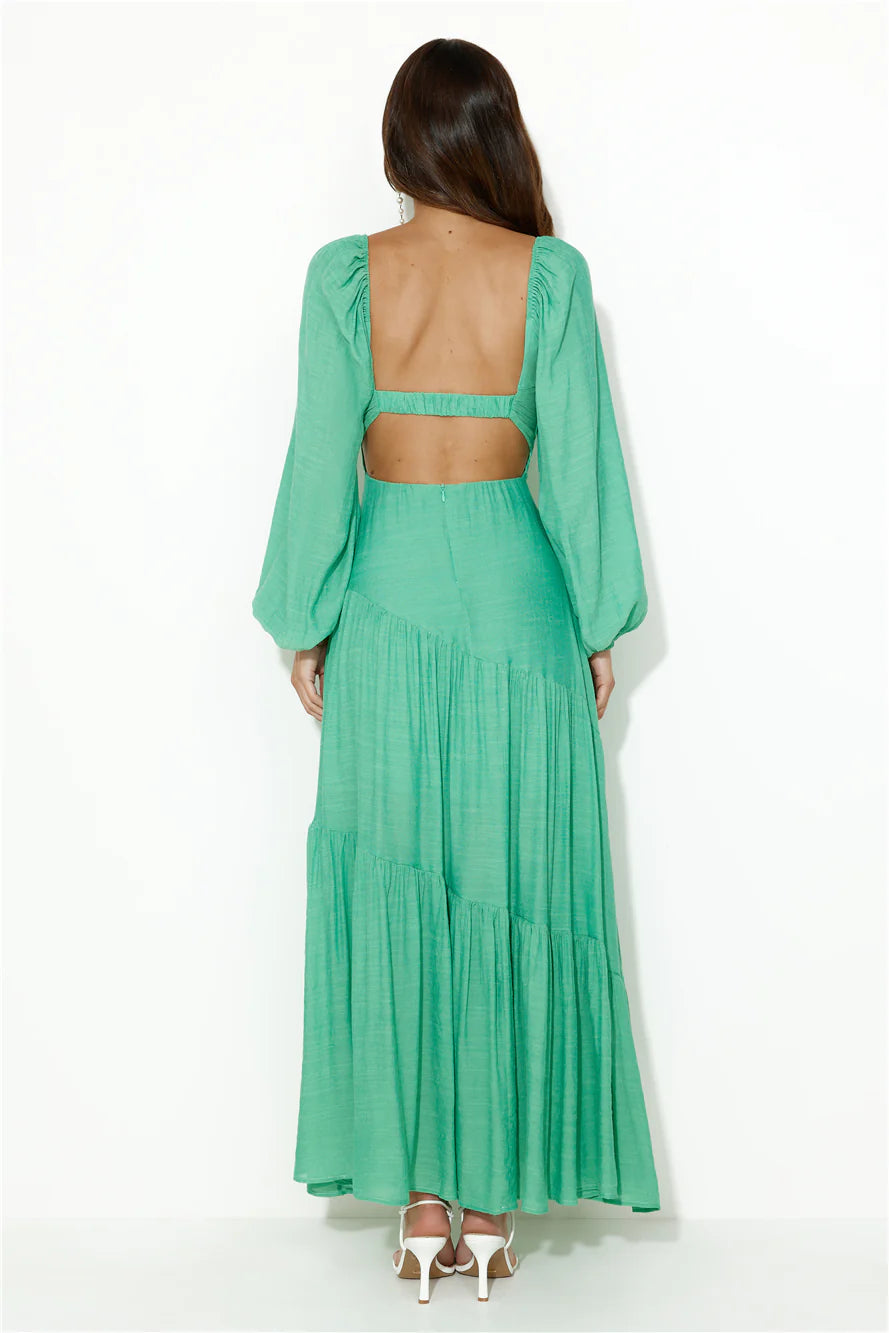 Good To Feel Maxi Dress Green