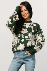 Legend Sweater | Hunter Green Multi