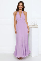 Dare To Dazzle Plisse Maxi Dress Purple