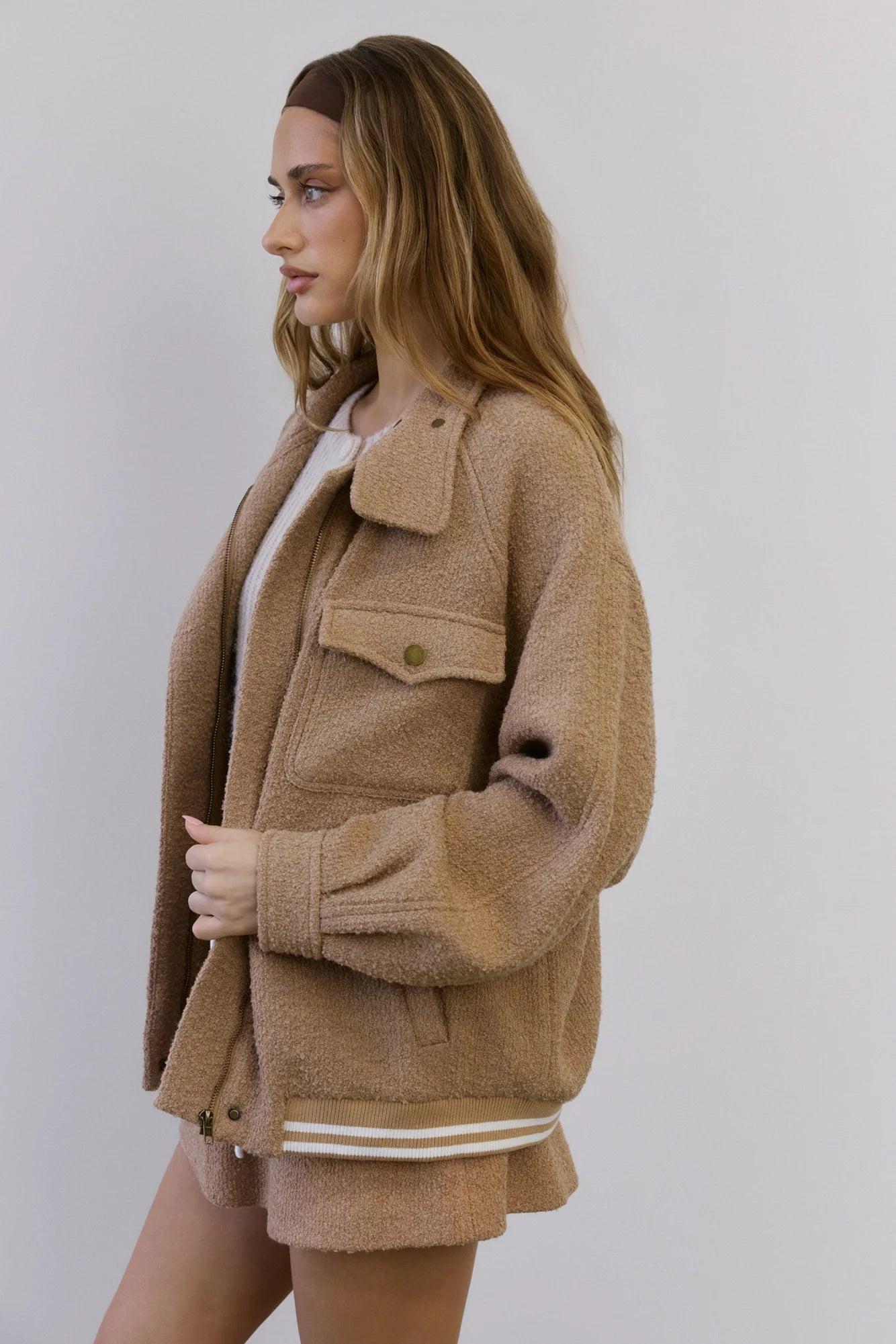 Winter Whimsy Jacket Caramel