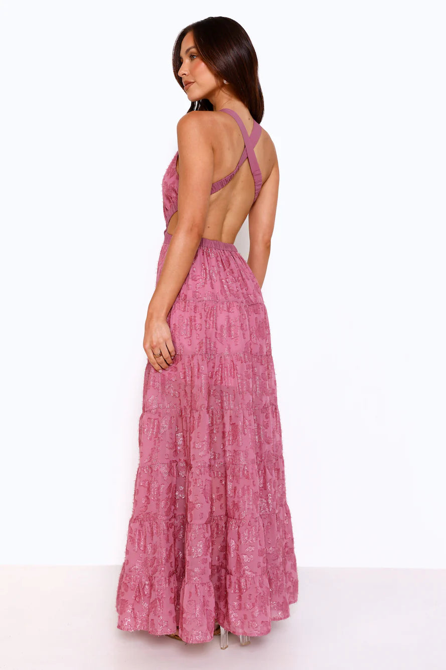 Crystal Cove Maxi Dress Pink