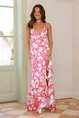 Fantasy Imagination Maxi Dress Pink