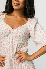 Marguerite Maxi Dress | Cream Floral