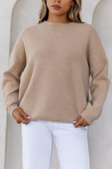 Winter Escape Knit Sweater Mocha