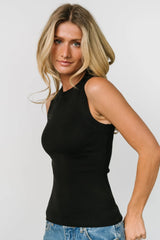 Bree Knit Tank Top | Black