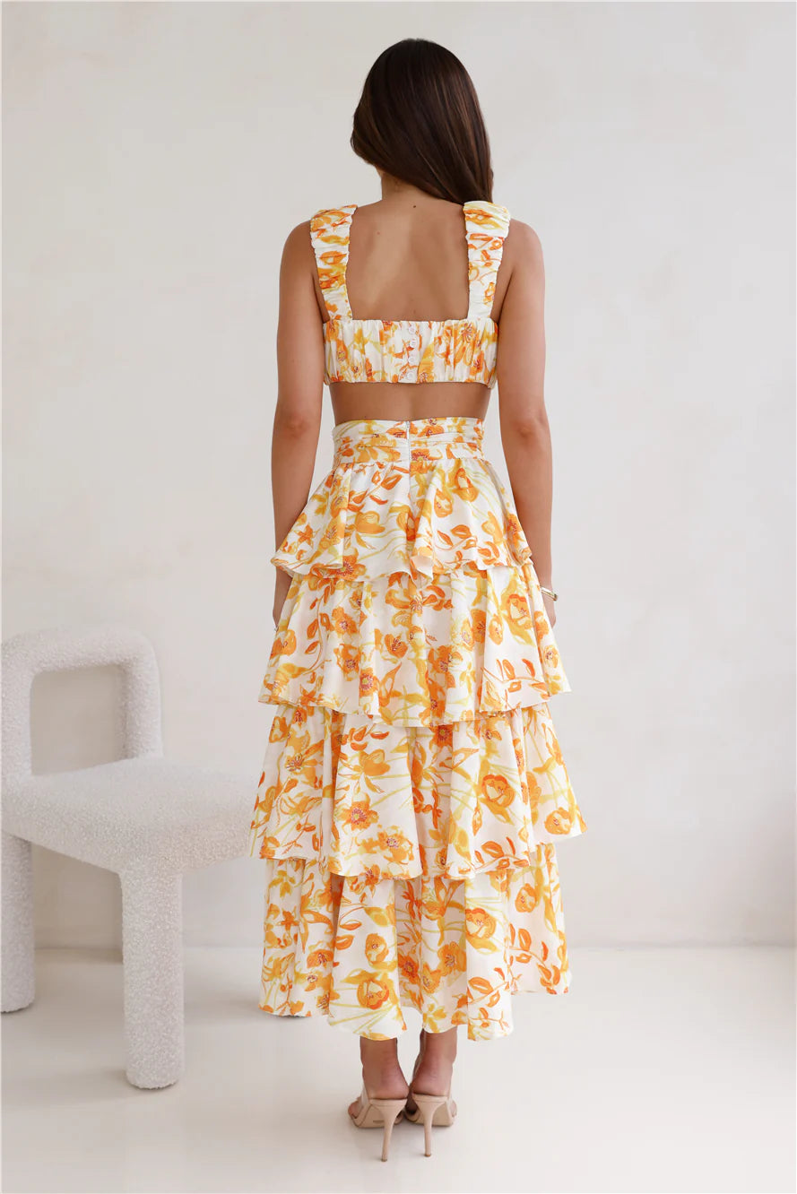 Event Of The Season Crop Top Orange