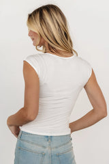 Ace Basic Top | Off White