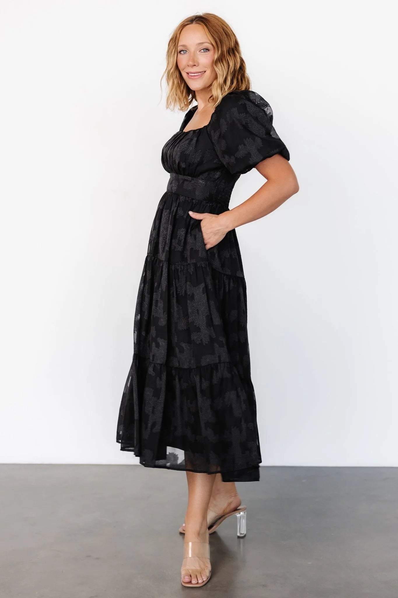 Mae Midi Dress | Black