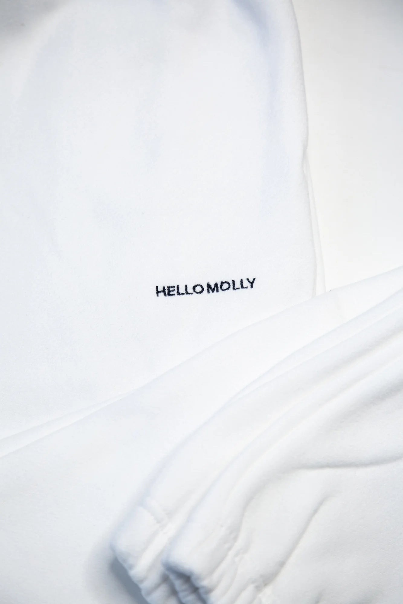 BASE Waist Fold Cuffed Sweatpants White