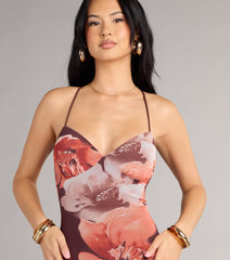 Fall Into Bloom Floral Maxi Dress