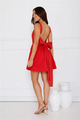 Daydreaming In Paris Mini Dress Red