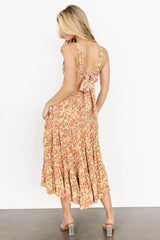 Campbell Tie Back Dress | Multi Floral