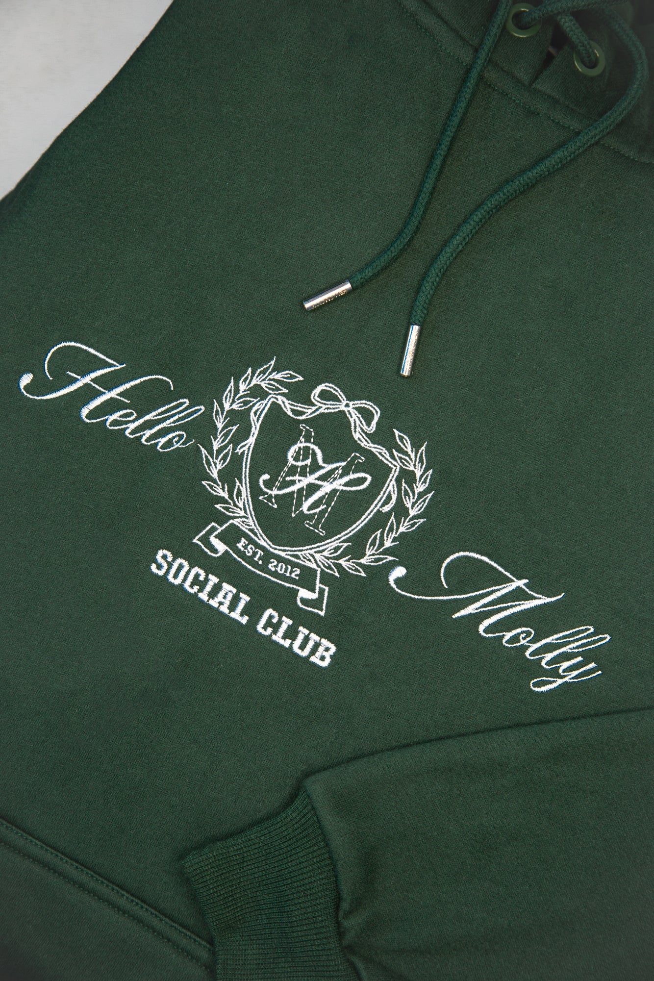 BASE Slip On Emblem Hoodie Green