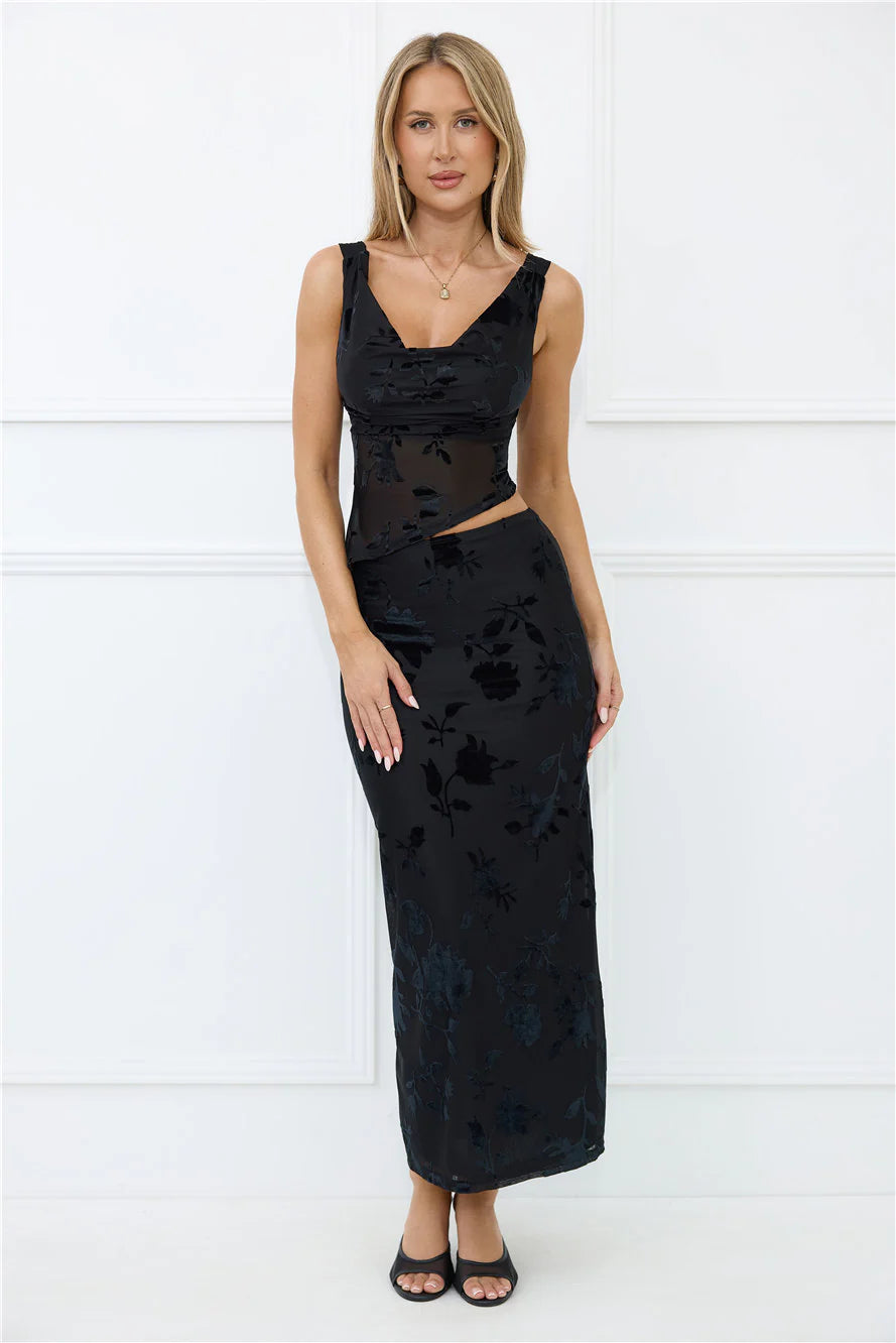 Garden Grove Top Black