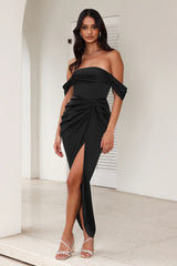 DEAR EMILIA Be Seen Midi Dress Black