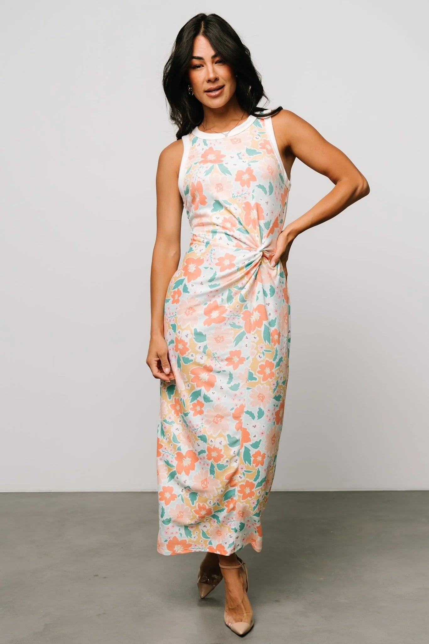 Fresno Tank Maxi Dress | Multi Floral