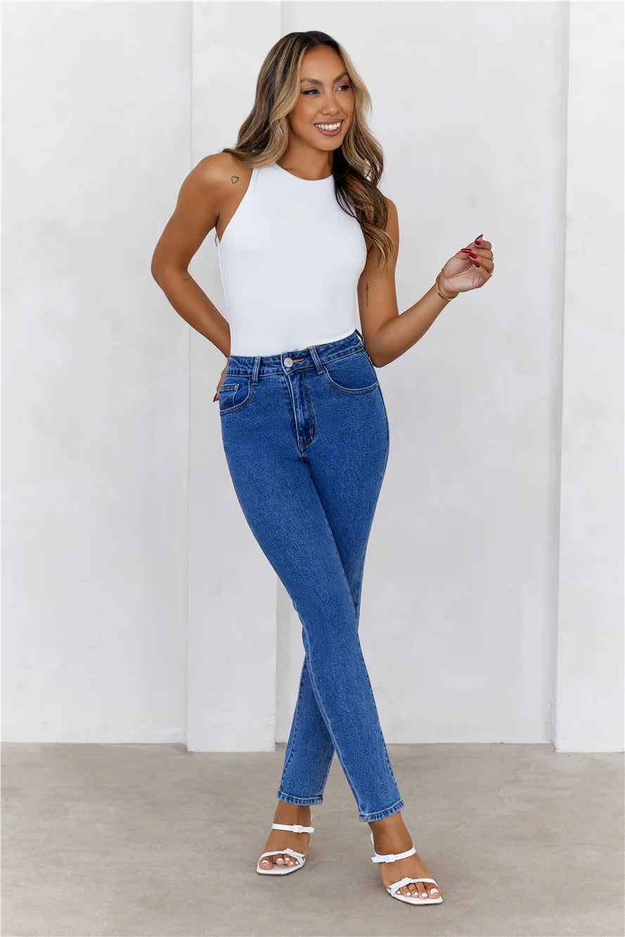 BASE Repeat After Me Tank Top White