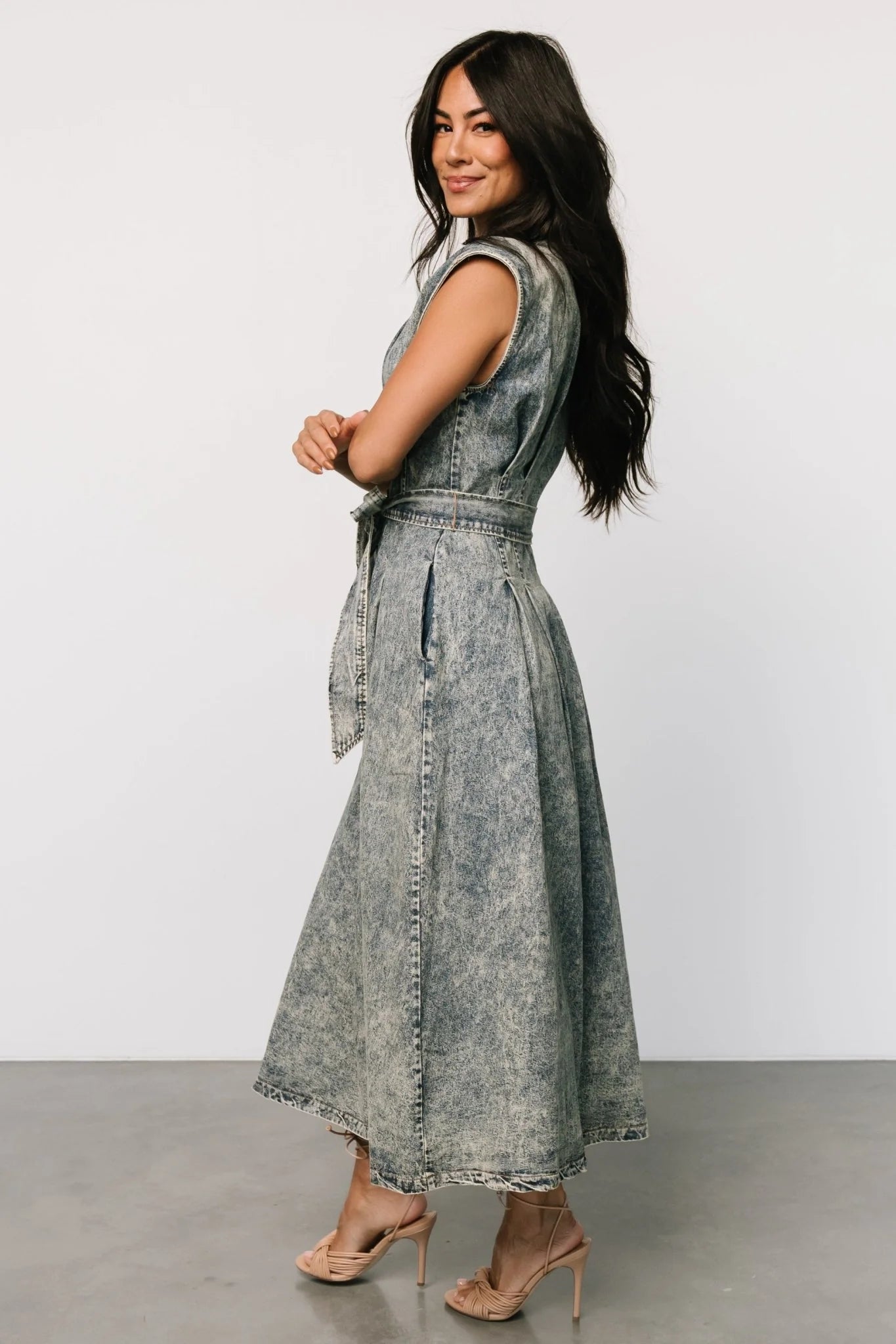 Britney Denim Dress | Vintage Blue