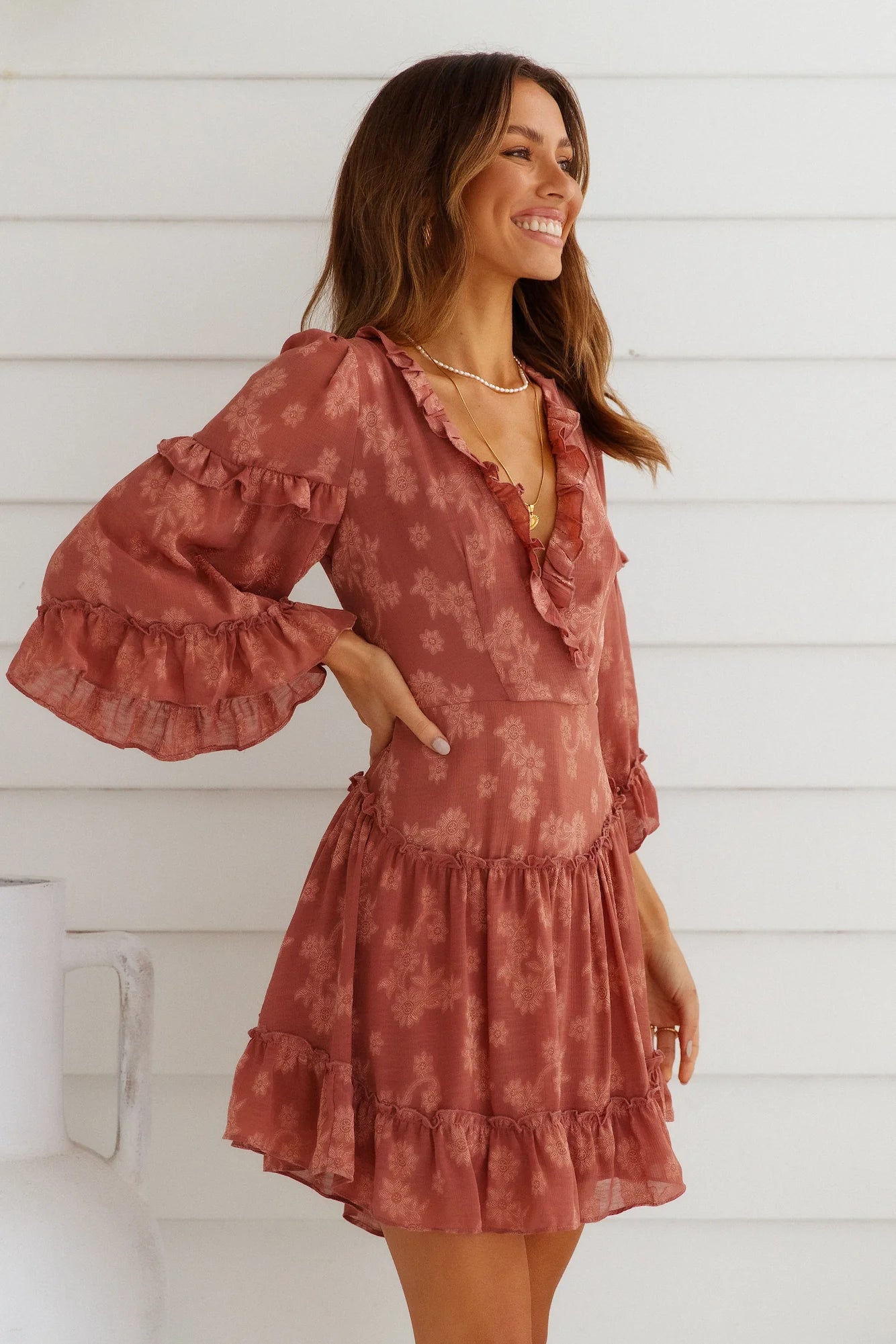 Gorgeous Girl Dress Rose
